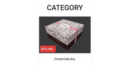 Printed Cake Box